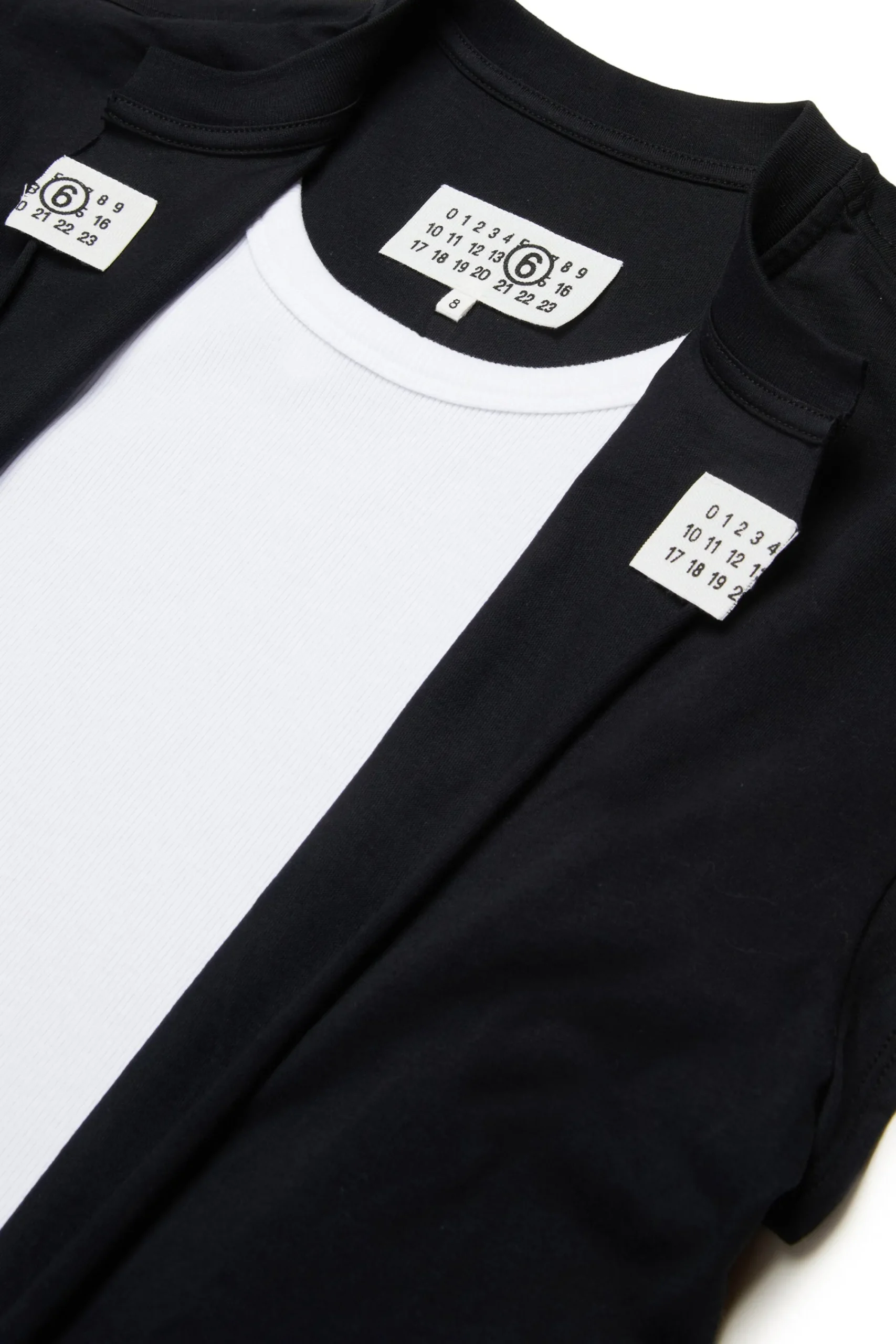 Dresses>MM6 MAISON MARGIELA Re-cut dress with raw cut details black