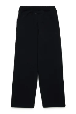 Pants | Pants>MM6 MAISON MARGIELA Re-cut fleece pants black