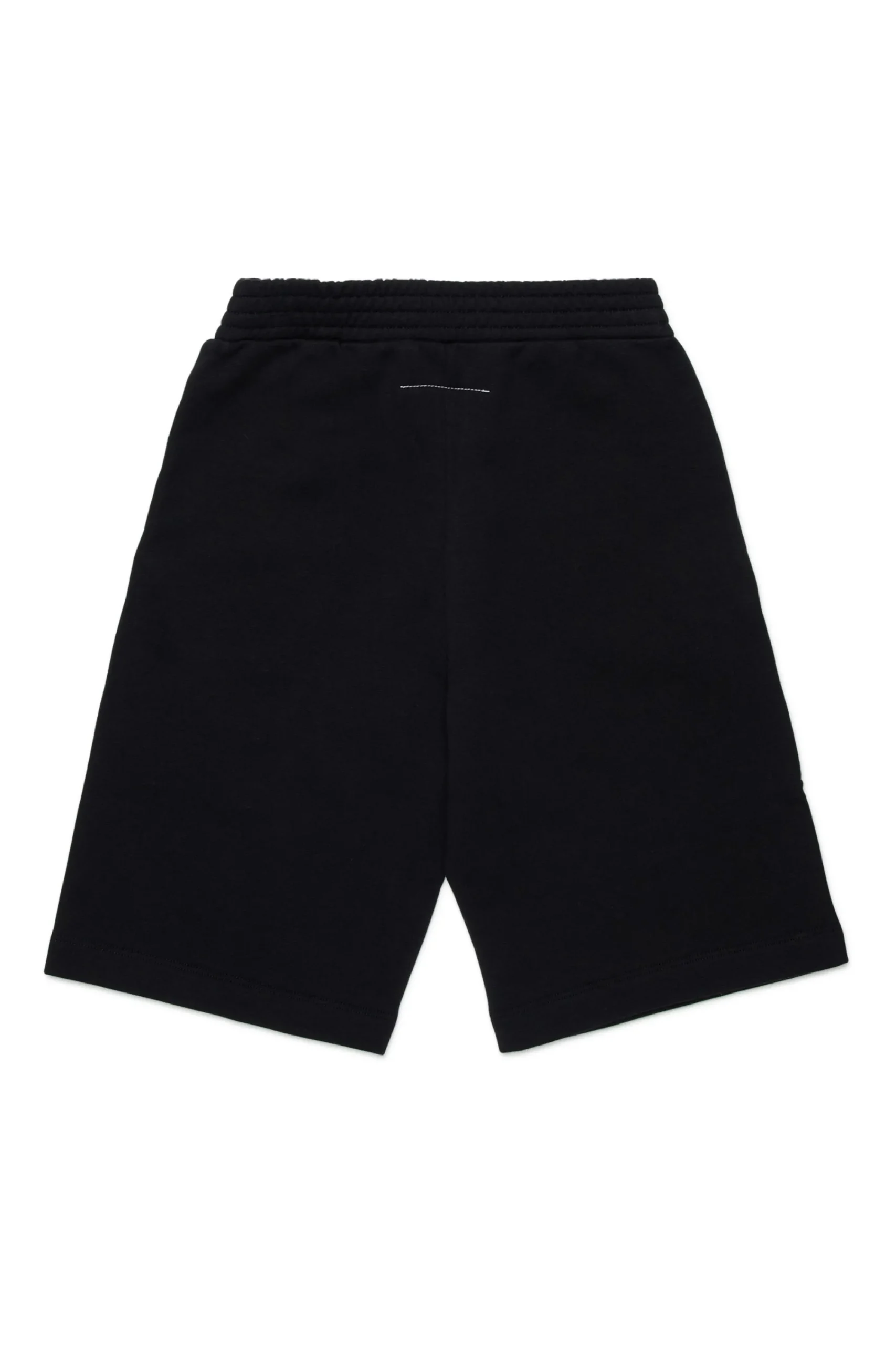 Shorts | Shorts>MM6 MAISON MARGIELA Re-cut fleece shorts black