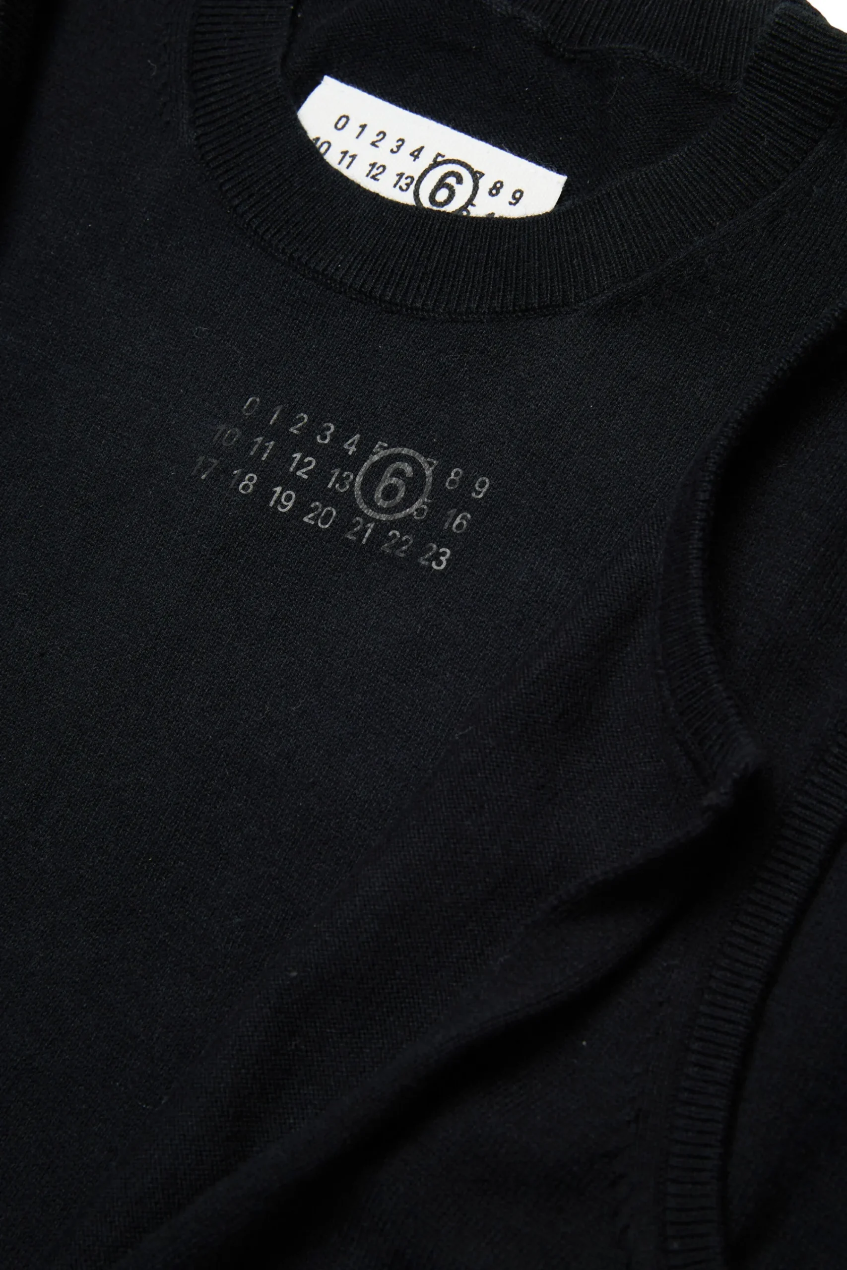 Dresses>MM6 MAISON MARGIELA Re-cut knit half-sleeve dress black