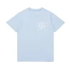 T-Shirts | Logomania>MM6 MAISON MARGIELA Re-cut T-shirt with Stamp Numbers light bluette