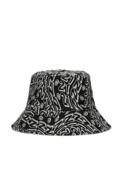 Logomania | Logomania>N°21 Reversible gabardine fisherman hat black