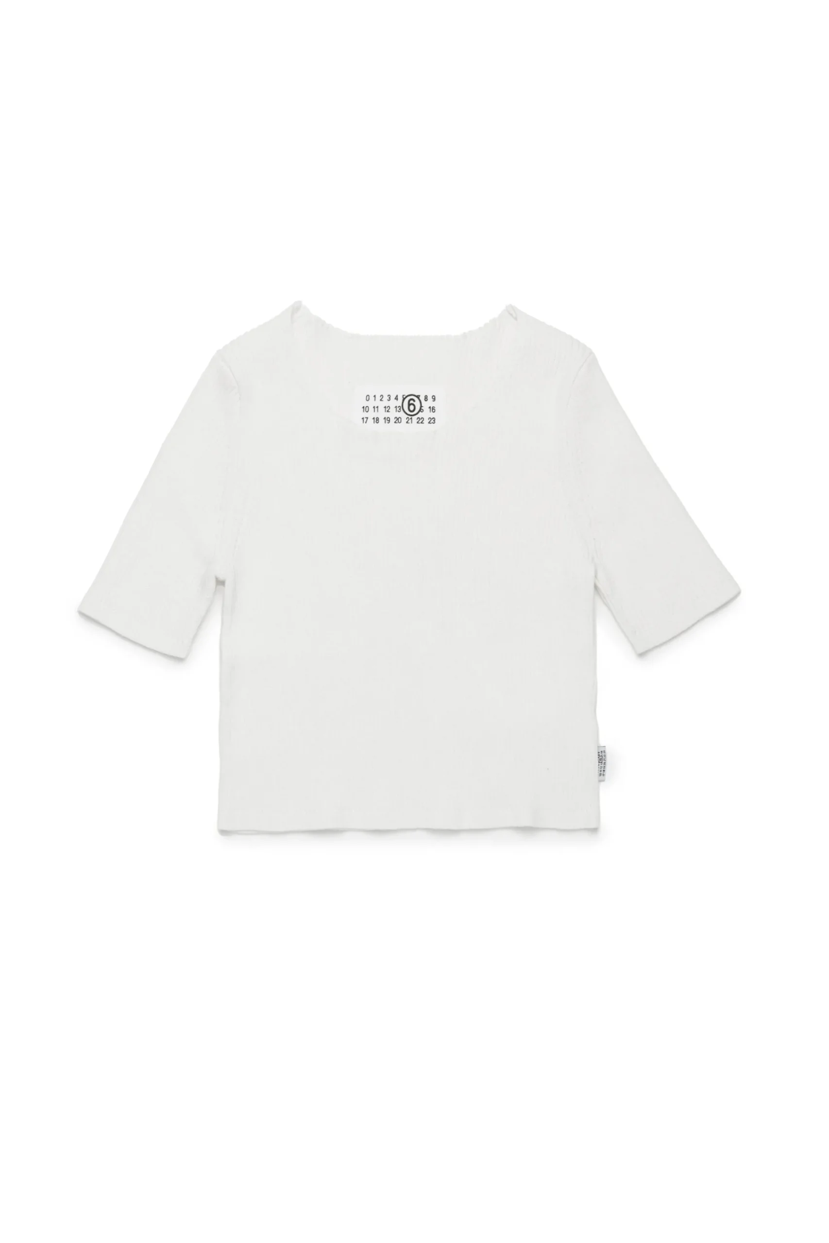 Knitwear | Knitwear>MM6 MAISON MARGIELA Ribbed knit tops off white