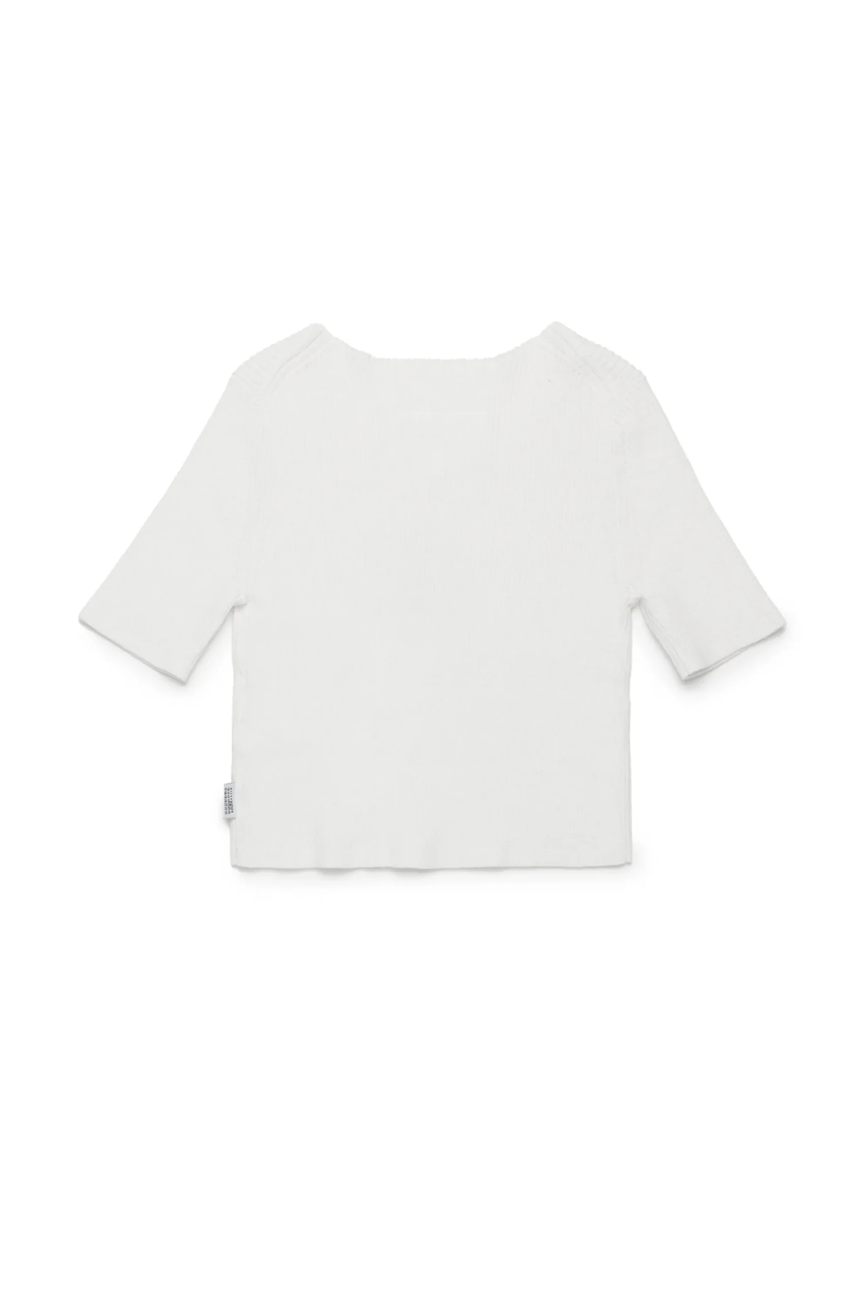 Knitwear | Knitwear>MM6 MAISON MARGIELA Ribbed knit tops off white