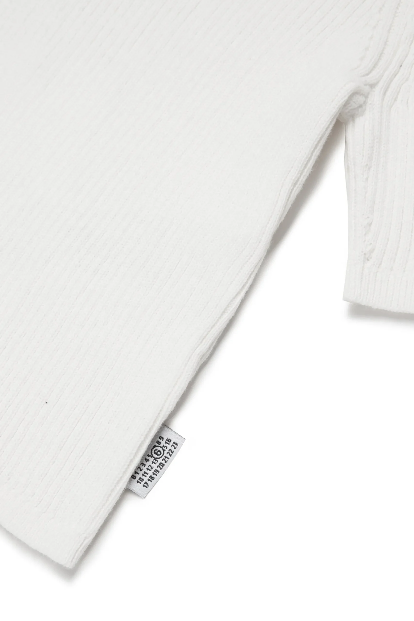 Knitwear | Knitwear>MM6 MAISON MARGIELA Ribbed knit tops off white