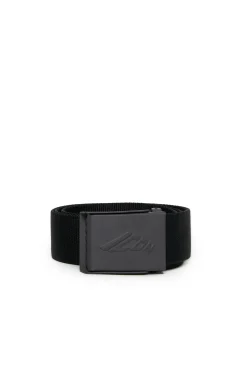 Belts | Belts>DSQUARED2 Ribbon belt with branded buckle black