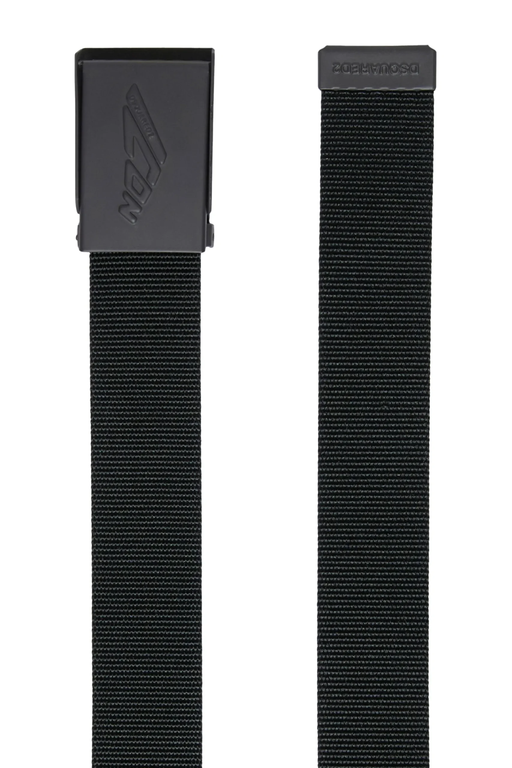 Belts | Belts>DSQUARED2 Ribbon belt with branded buckle black