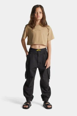 Pants>DSQUARED2 Ripstop cotton cargo pants black