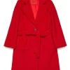 Jackets And Padded Jackets>MAX&Co. Runaway wool coat fiery red