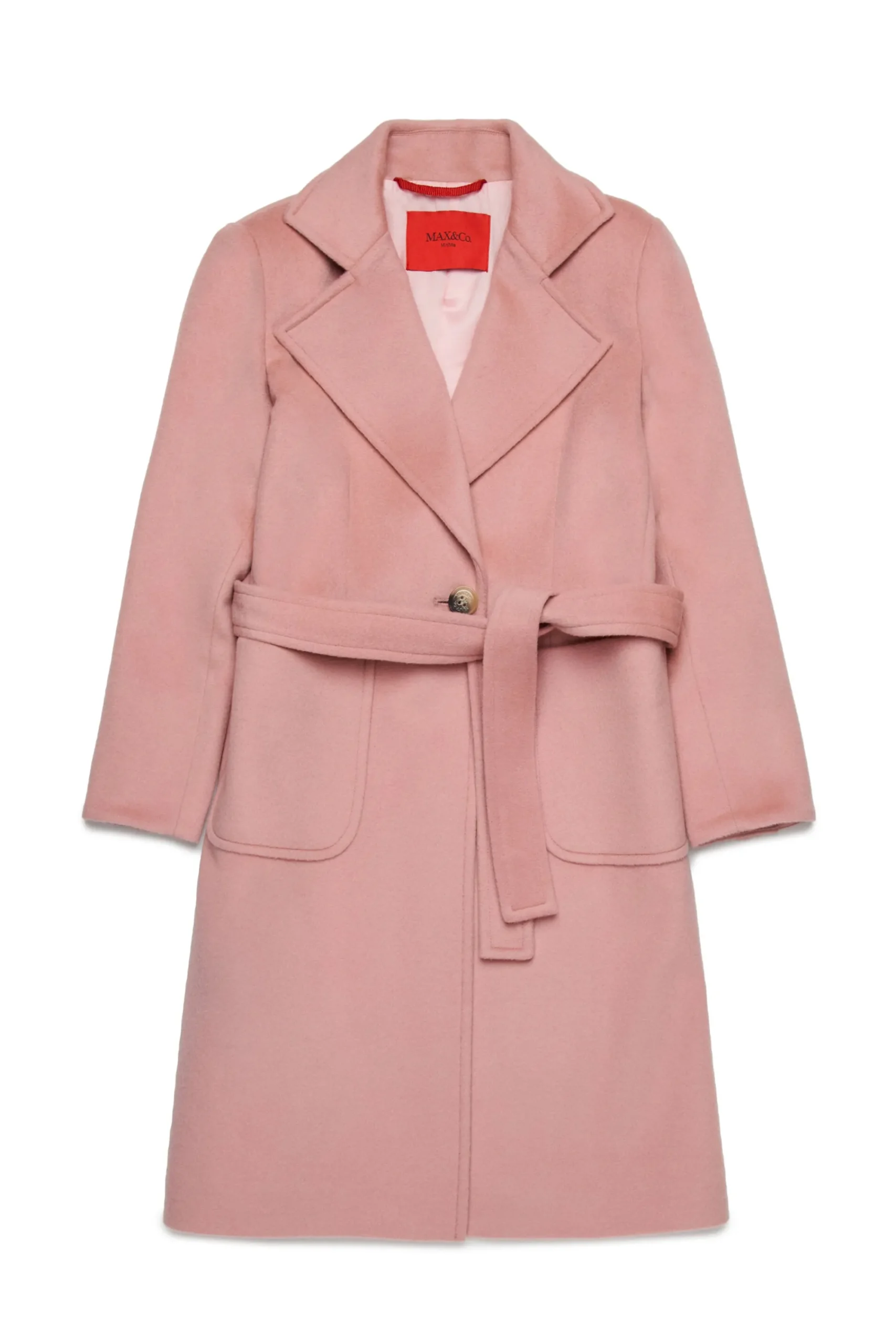 Jackets And Padded Jackets>MAX&Co. Runaway wool coat orchid pink