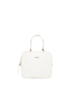 Bags And Backpacks>N°21 Satchel bag with golden details white