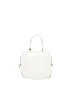 Bags And Backpacks>N°21 Satchel bag with golden details white