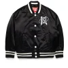 Logomania | Logomania>DIESEL Satin varsity bomber jacket black