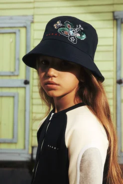 Hats And Caps>MARNI Sequined fisherman hat blue navy