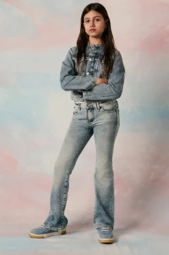 Denim-Mania | Denim-Mania>MM6 MAISON MARGIELA Shaded jacket with color spots blue denim