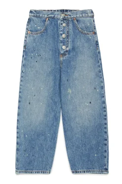 Jeans | Denim-Mania>MM6 MAISON MARGIELA Shaded blue jeans with color spots blue denim