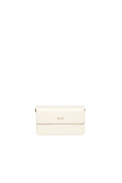 Bags And Backpacks | Party Looks>N°21 Shiny rectangular bag creamy white