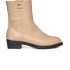 Boots And Combat Boots | Boots And Combat Boots>N°21 Short leather cowboy boots light pink