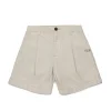 Shorts>DIESEL Shorts with darts and Oval D logo beige