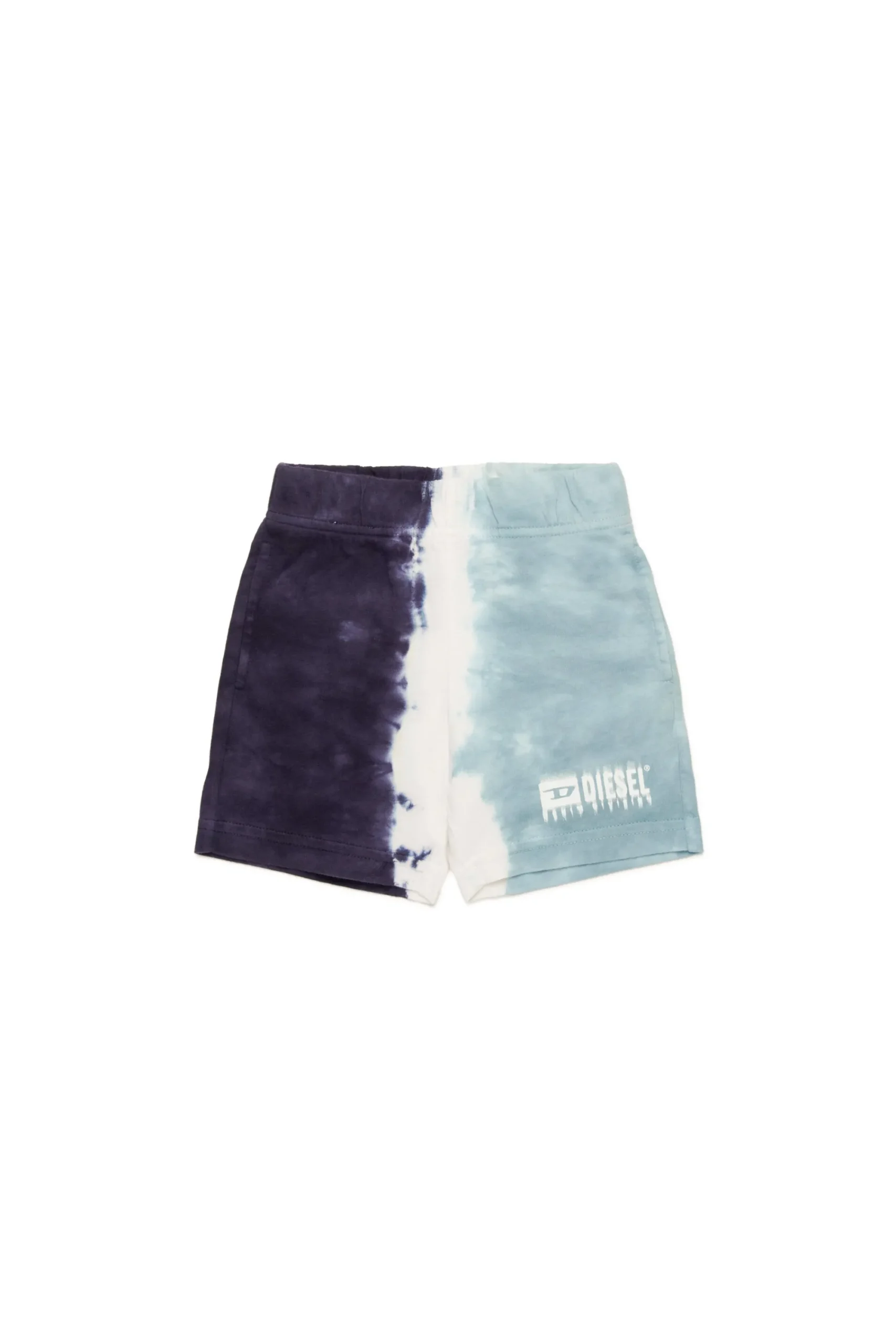 Activewear | Activewear>DIESEL Shorts with degradé effect logo dark blue
