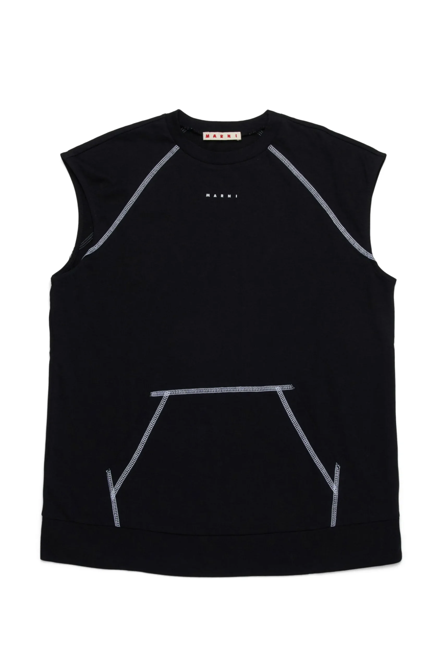 Swimwear | Activewear>MARNI Sleeveless cover-up dress with pocket black