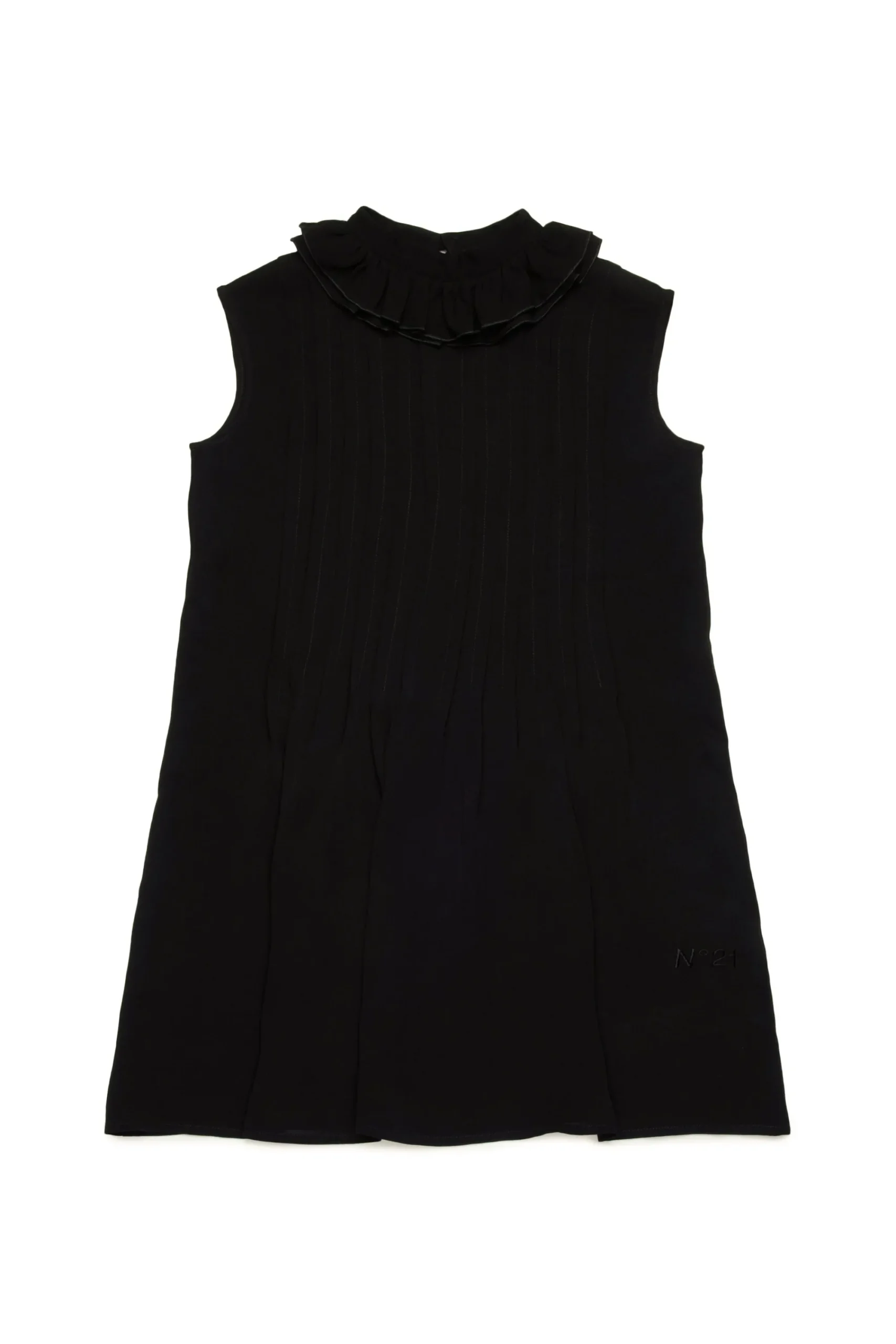 Dresses>N°21 Sleeveless crepe dress black