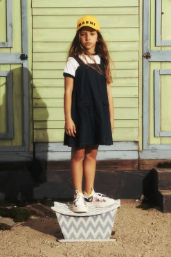 Dresses | Denim-Mania>MARNI Sleeveless dress in dark denim blue denim