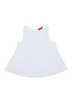 Shirts | Party Looks>MAX&Co. Sleeveless poplin shirt white