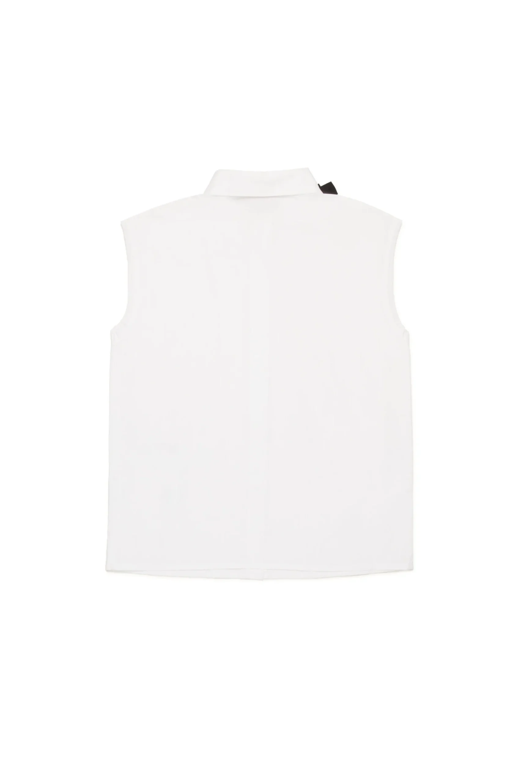 Shirts>N°21 Sleeveless poplin shirt with bow white