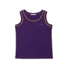 T-Shirts | Activewear>MARNI Sleeveless T-shirt with contrasting seams violet