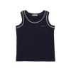 T-Shirts | Activewear>MARNI Sleeveless T-shirt with contrasting seams blue navy