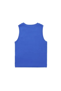 Swimwear | Swimwear>DIESEL Sleeveless T-shirt with Palm graphics bright bluette