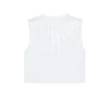 T-Shirts | Party Looks>MM6 MAISON MARGIELA Sleeveless T-shirt with gathers white