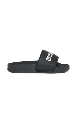 Swimwear | Swimwear>DSQUARED2 Slide slippers with logo black