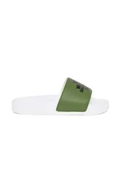 Swimwear | Swimwear>DSQUARED2 Slide slippers with Maple Leaf military green