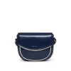 Bags And Backpacks>MARNI Smile Bag in coated fabric with shoulder strap blue navy