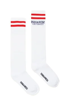 Socks | Socks>DSQUARED2 Socks with college logo white