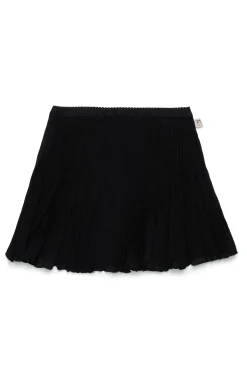 Skirts | Party Looks>N°21 Soleil pleated crepe skirt black