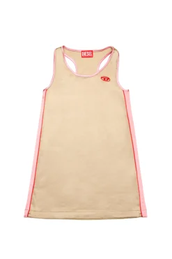 Dresses | Activewear>DIESEL Sporty chic dress in satin beige