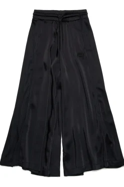 Pants | Activewear>DIESEL Sporty chic satin pants black