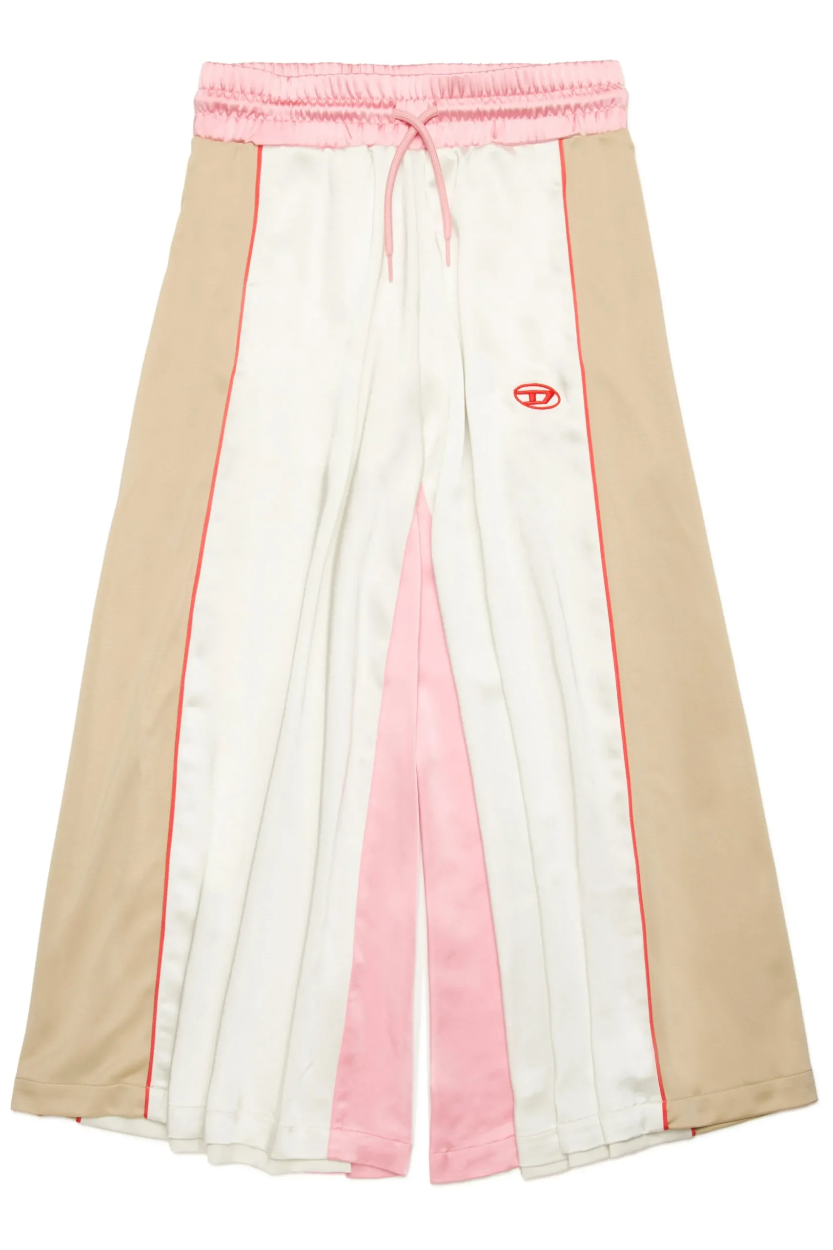 Pants | Activewear>DIESEL Sporty chic satin pants off white