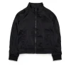 Sweatshirts | Activewear>DIESEL Sporty chic sweatshirt in satin black