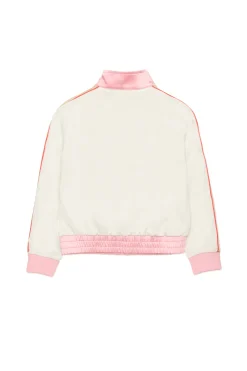 Sweatshirts | Activewear>DIESEL Sporty chic sweatshirt in satin off white