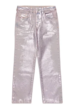 Jeans | Denim-Mania>DIESEL Straight jeans with mylar finishing - 1989 D-Mine violet