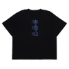 T-Shirts | T-Shirts>MM6 MAISON MARGIELA Stretched logo jersey T-shirt black