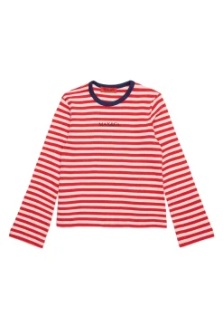 T-Shirts>MAX&Co. Striped long-sleeved T-shirt