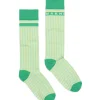Socks>MARNI Striped nylon socks hangtag yellow
