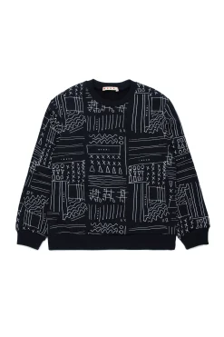 Sweatshirts | Sweatshirts>MARNI Sweatshirt with Board graphics black