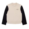 Sweatshirts | Sweatshirts>MM6 MAISON MARGIELA Sweatshirt with blazer sleeves beige