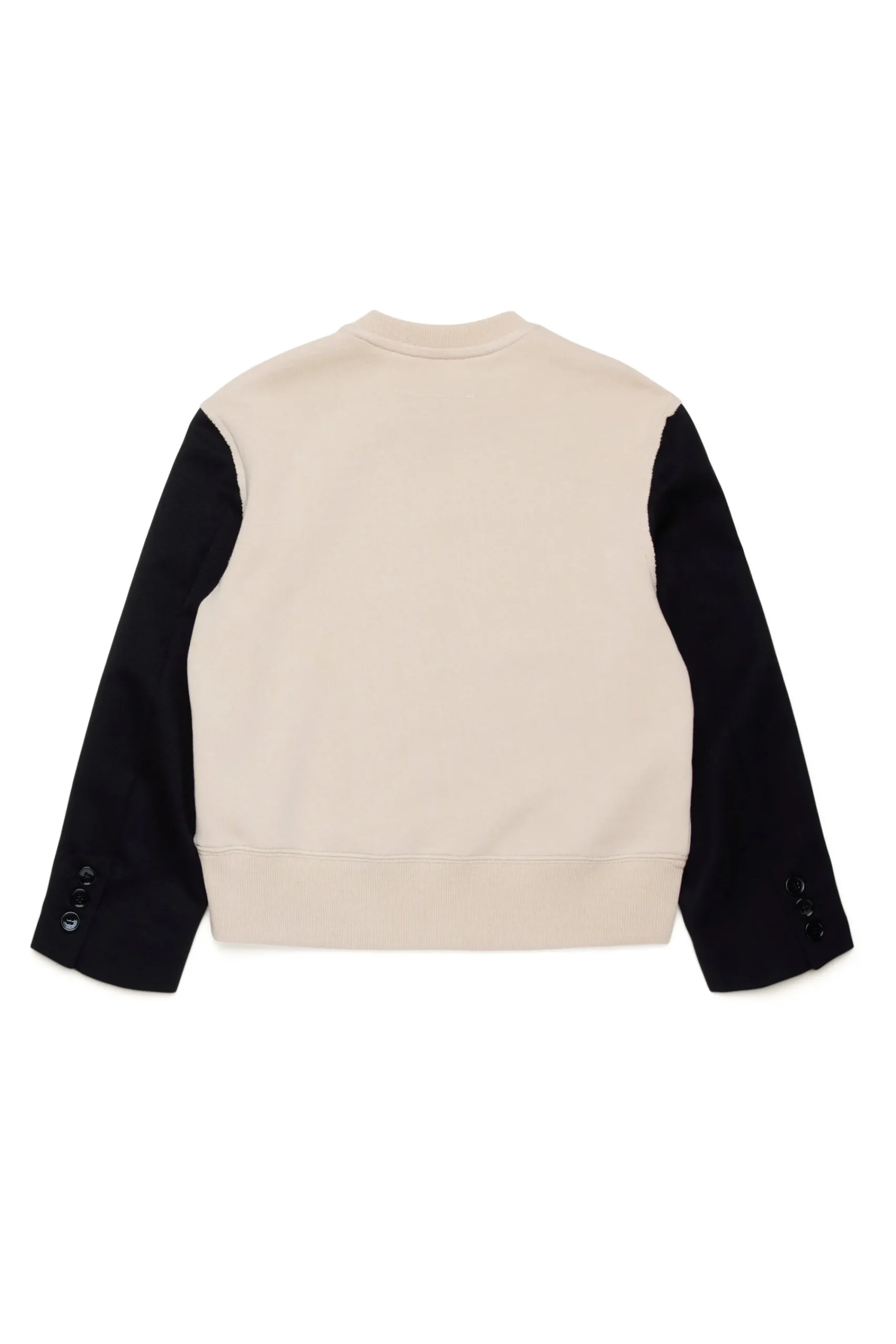 Sweatshirts | Sweatshirts>MM6 MAISON MARGIELA Sweatshirt with blazer sleeves beige